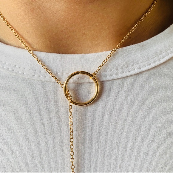 Bar Scarf Pendant Necklace - Picture 5 of 7